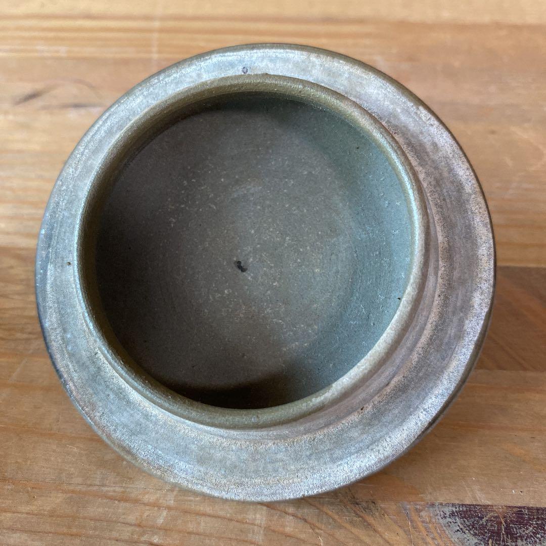 小鹿田焼　蓋物　箱なし　○