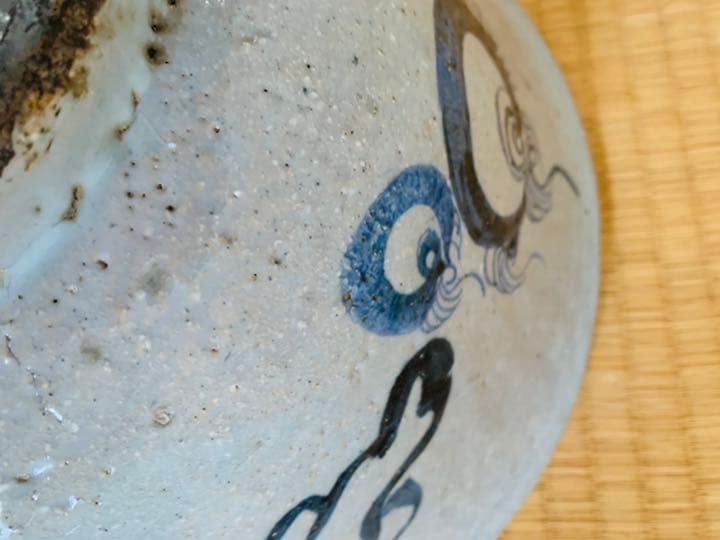 中国明時代晩期特大染付お茶碗