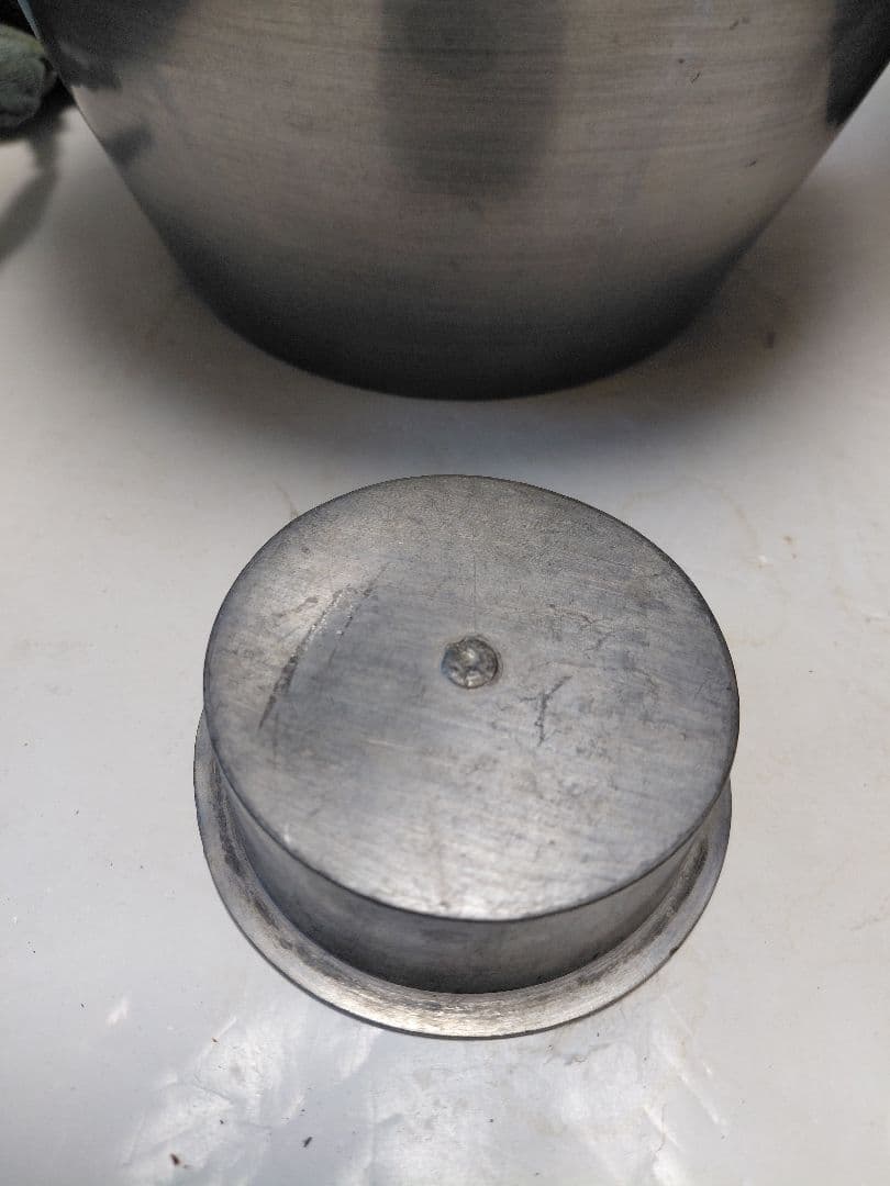 骨董　古琉球　湯庫　タークー　錫器　酒器　茶道具