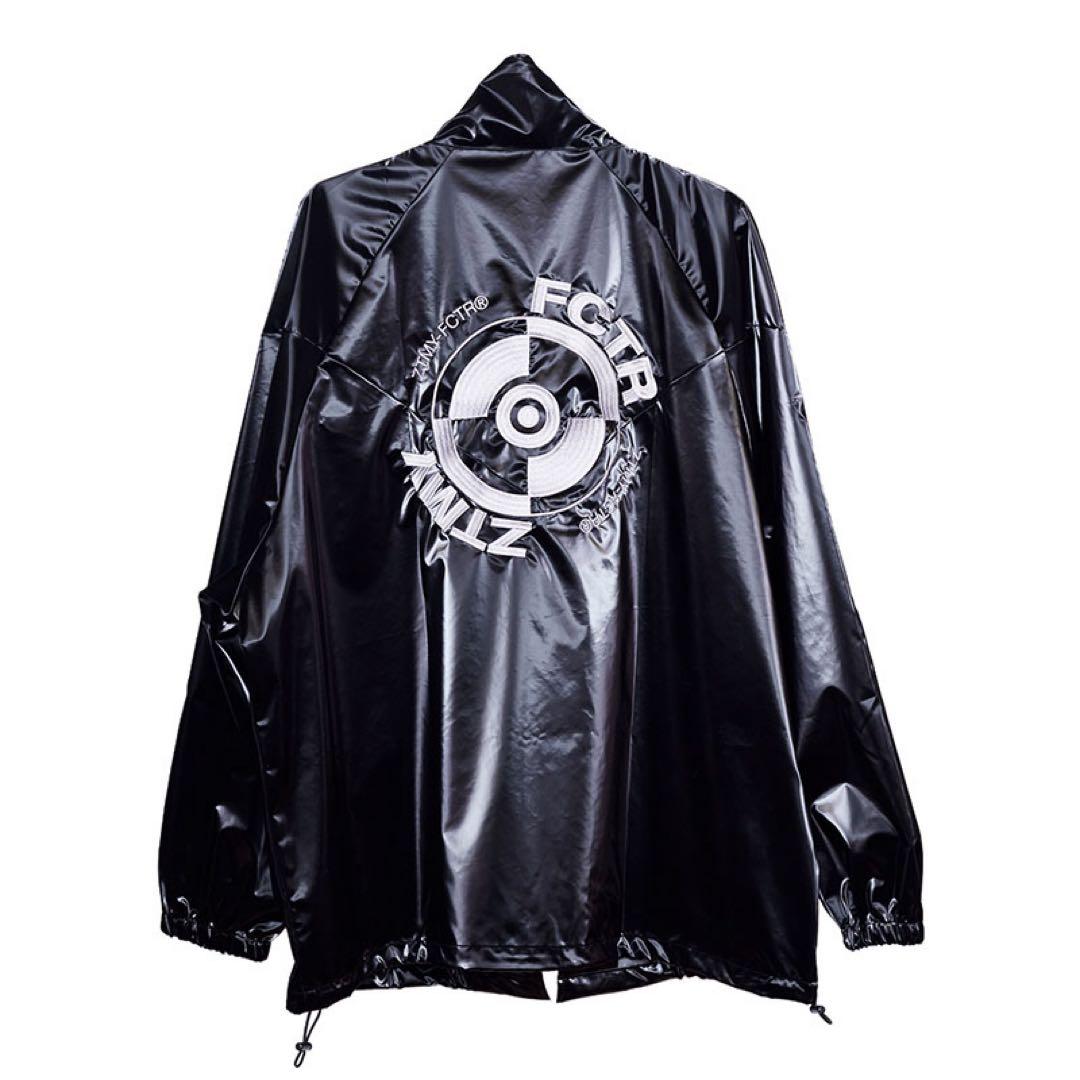 【XL】ずっと真夜中でいいのに。FCTR コーチジャケット エナメル風