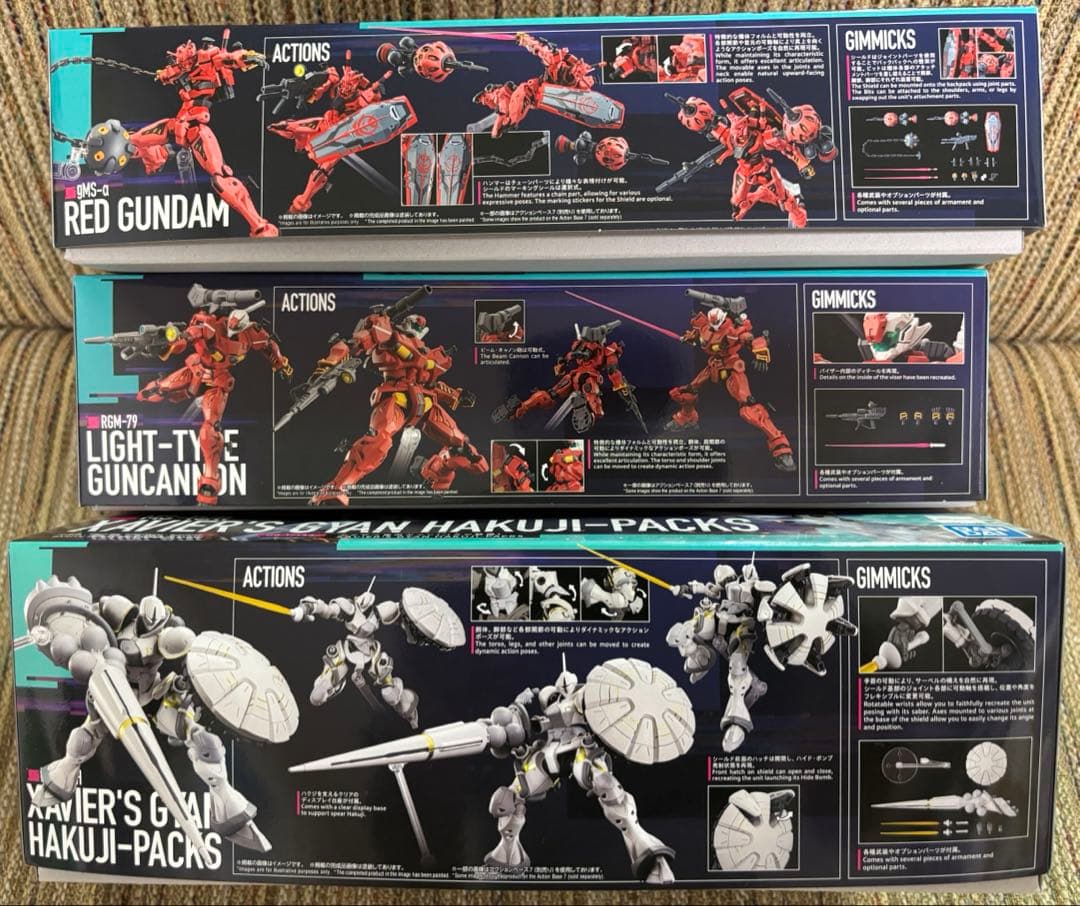 HG ジークアクスシリーズ ガンプラ 7体セット まとめ売り