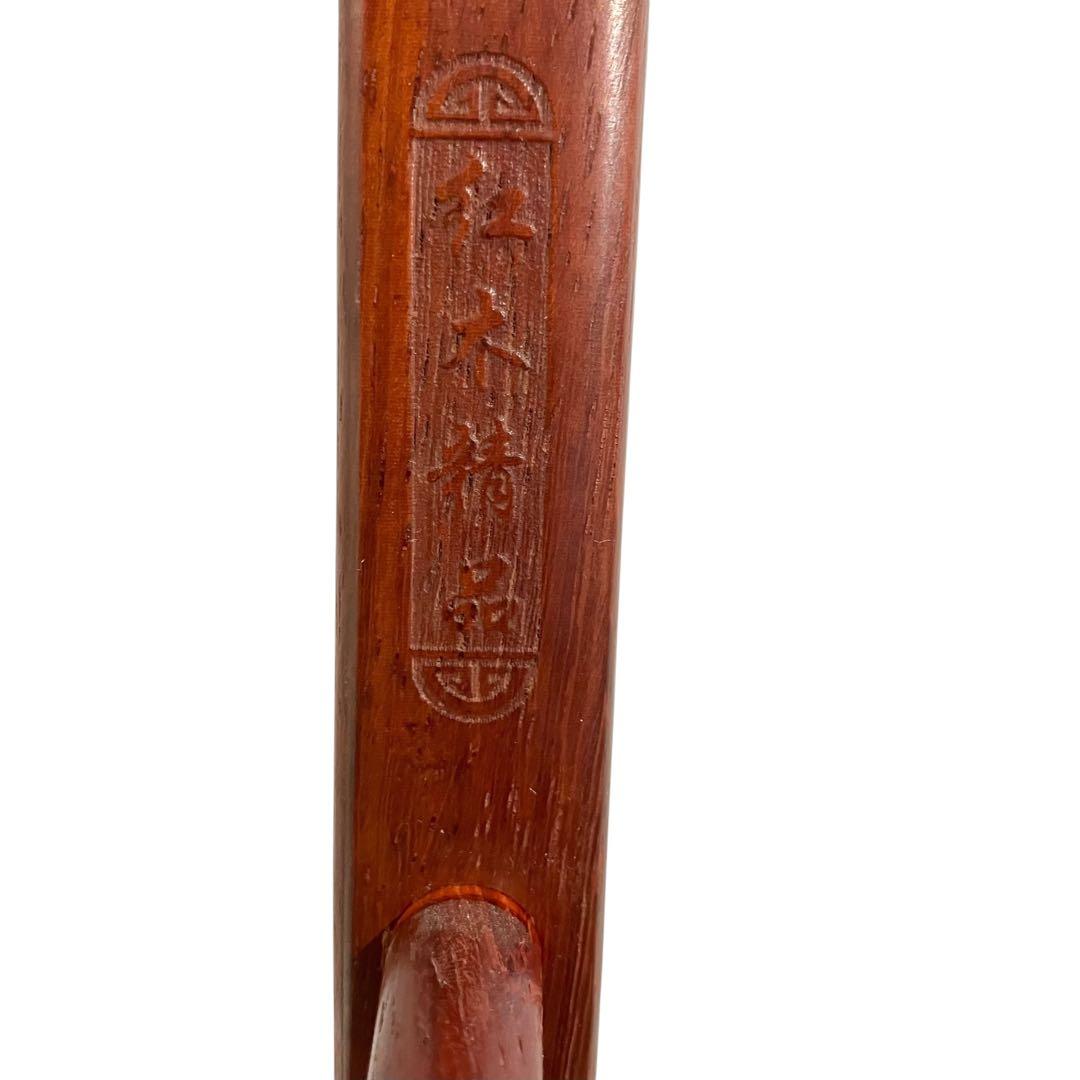 【未使用】 蘇州二胡 紅木 中国楽器 胡弓 弦楽器 セミハードケース付 二胡