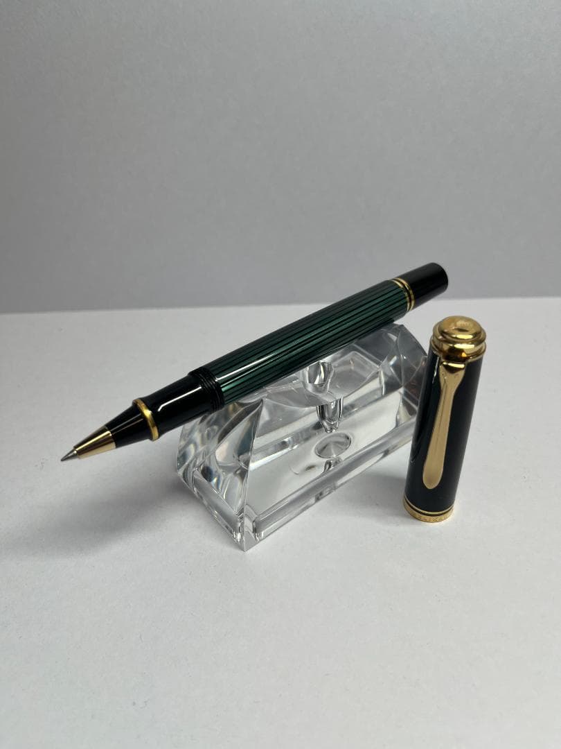 【最終価格】ペリカン　スーベレーン　R600　ローラーボール　緑縞