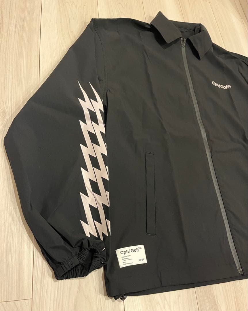 CPH GOLF THUNDER STRIPES 上下セット 【黒/上L/下M】