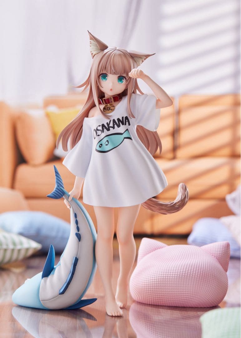 うちのねこが女の子でかわいい「きなこ」～おはようVer. ～ 1/6 フィギュア