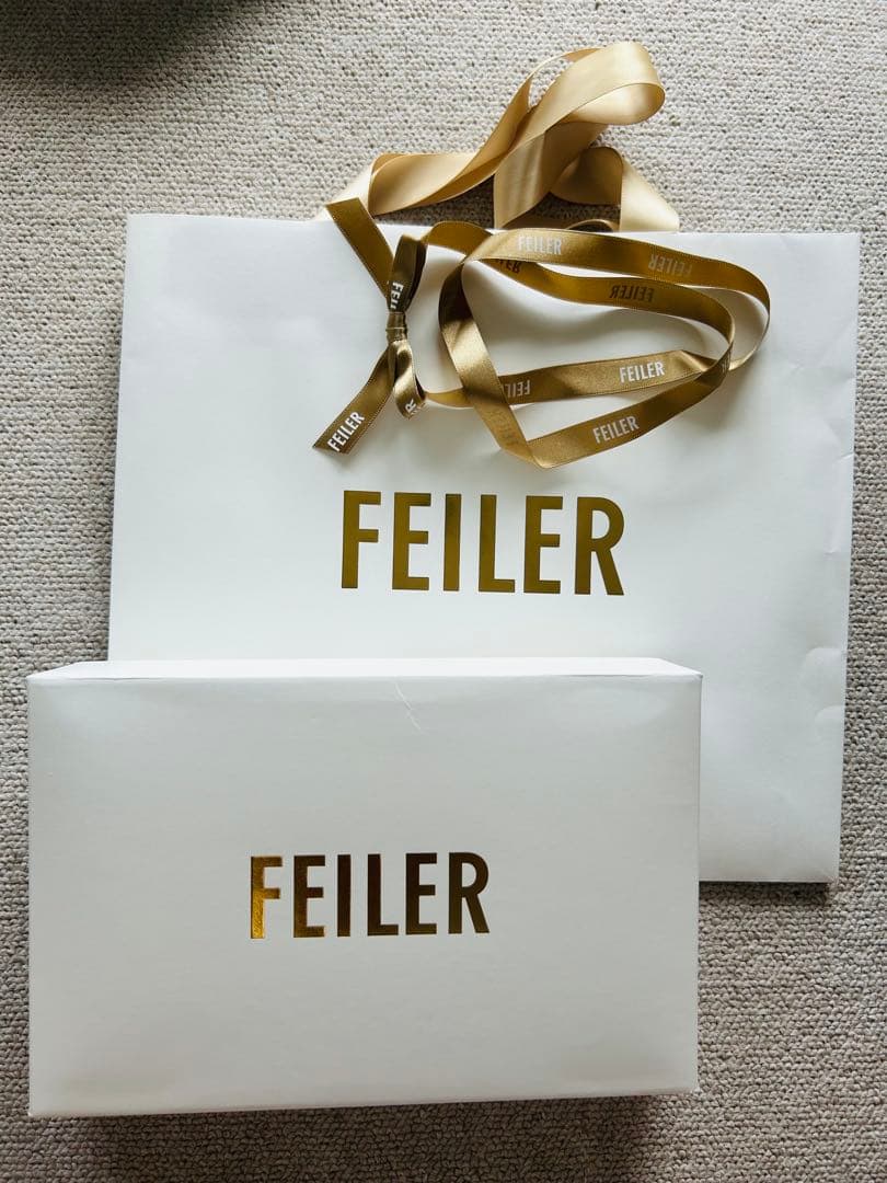 新品 FEILER タオル ショッパー ギフトボックス付き