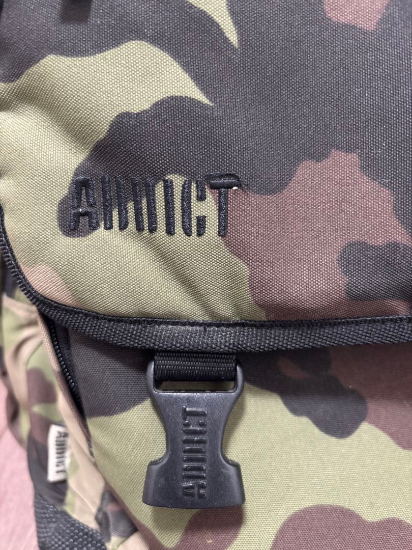 ADDICT UDG 迷彩柄 レコードバッグ