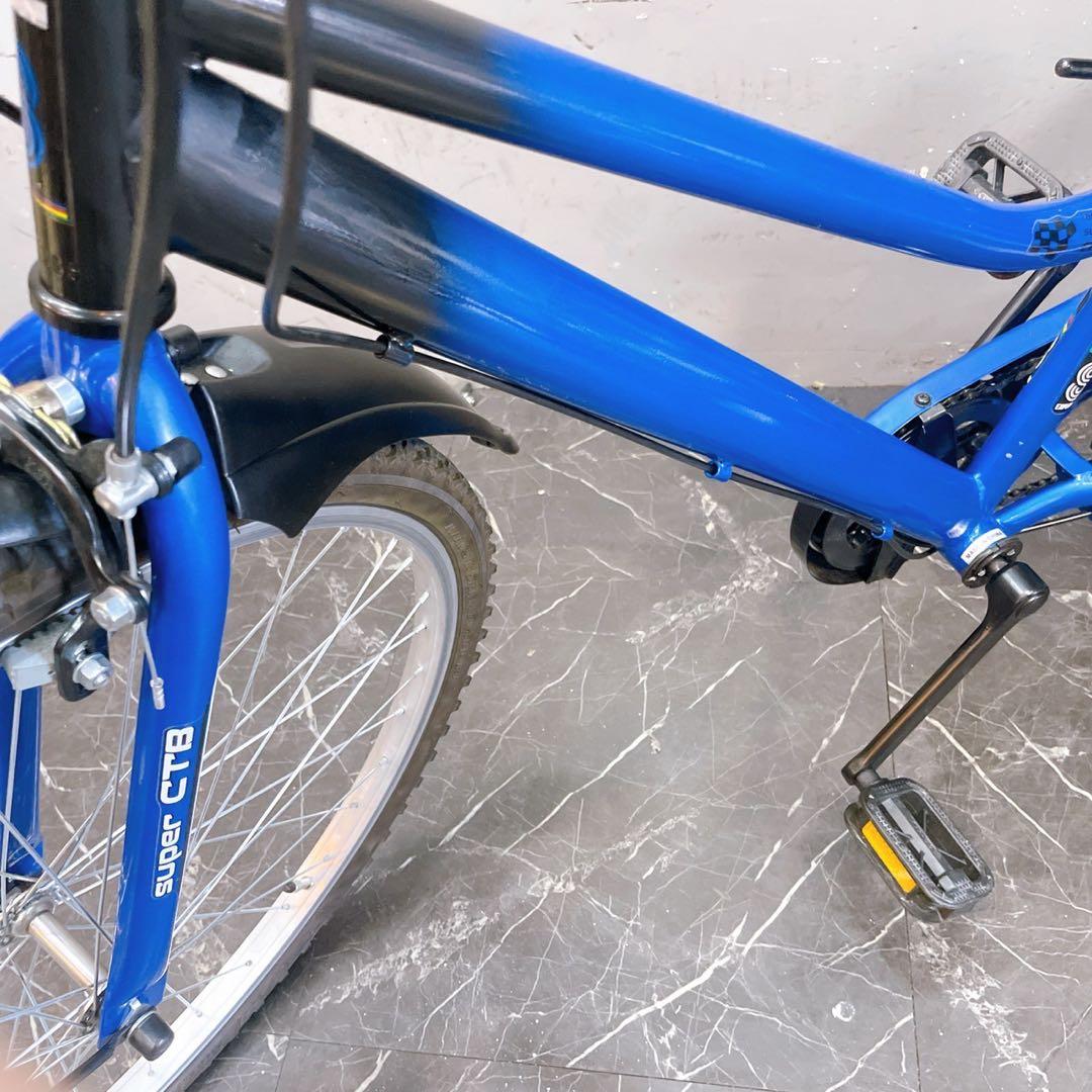 【952】《関西 引き取り》子供用自転車 子供車 super CTB ブルー