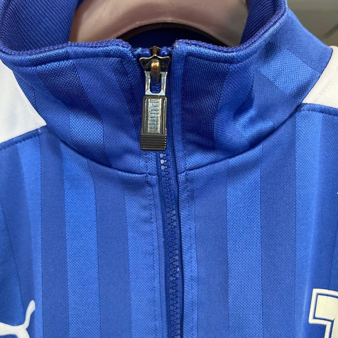 PUMA ストライプジャージ 18番　青