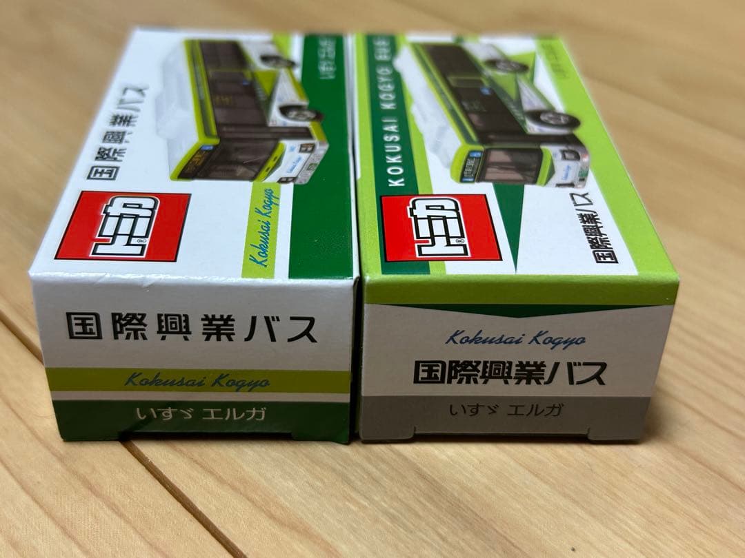 激レア 特注トミカ 国際興業バスオリジナル いすゞ エルガ 新品未開封 2台