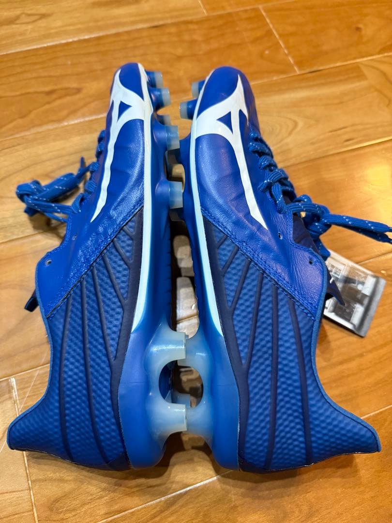 新品レビュラ3ジャパンMizuno サッカーシューズ 青 日本製　27センチ