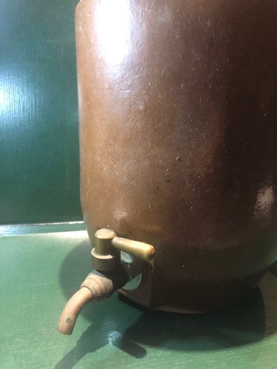 塩釉焼亀壺