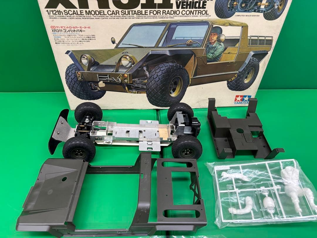 タミヤ当時物コンバットバギーXR311 RCカーキット　欠品あり