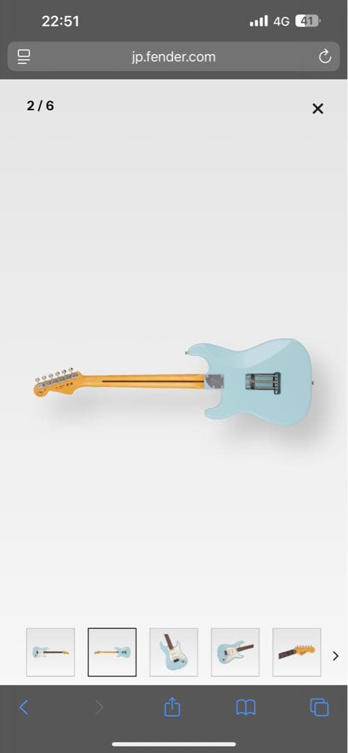 Fender Rei Stratocaster R246,レイブルー
