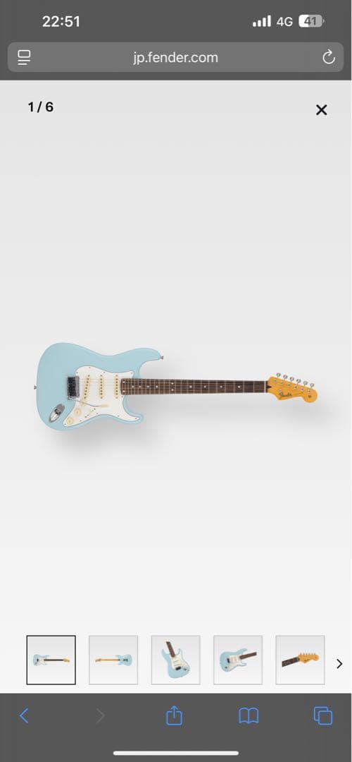 Fender Rei Stratocaster R246,レイブルー