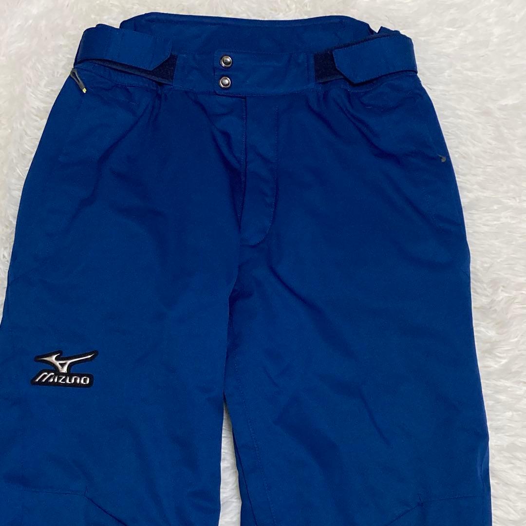 MIZUNO ミズノ スキーウェア 上下セット ブレスサーモ ブルー L