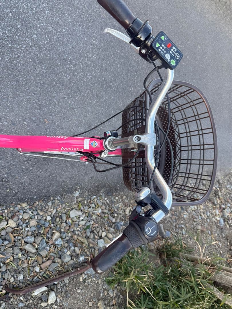 電動アシスト自転車 シティタイプ ピンク