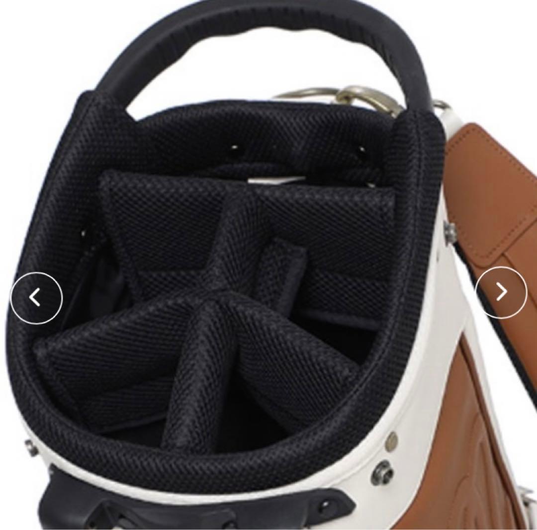 マルボンゴルフ　Mバケット　クラシックスタンドバッグ　8.5インチ　ブラウン