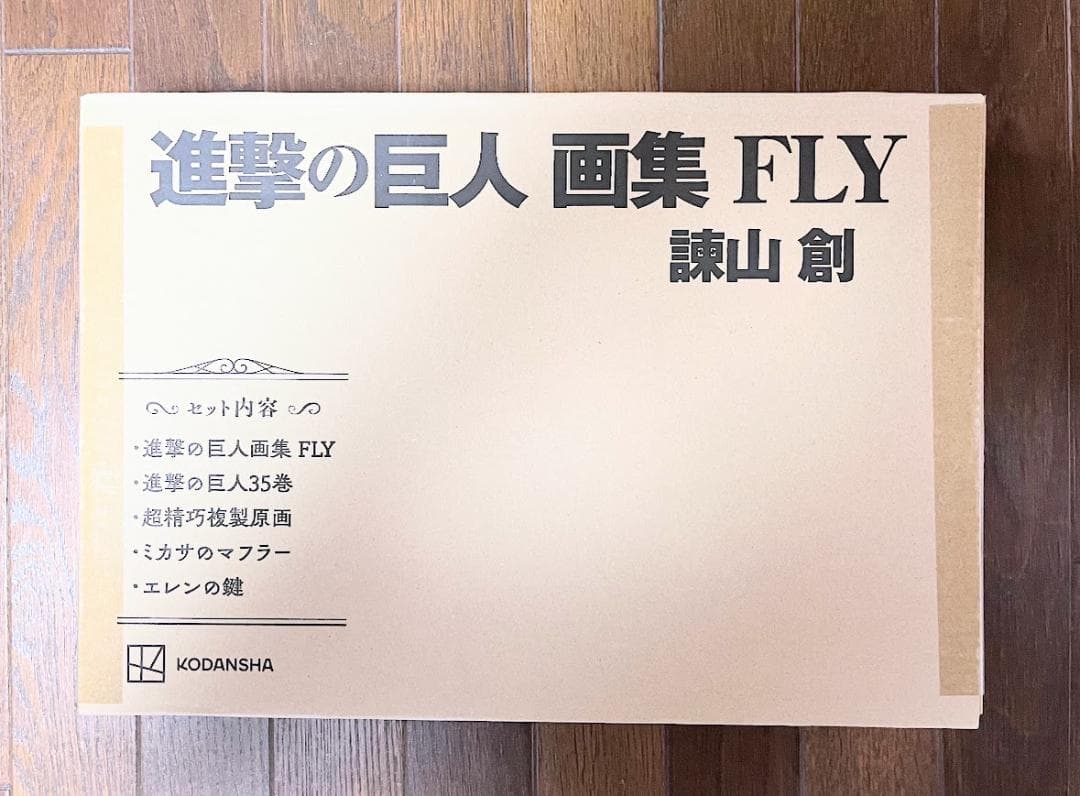 【新品未開封】進撃の巨人 画集 FLY セット商品