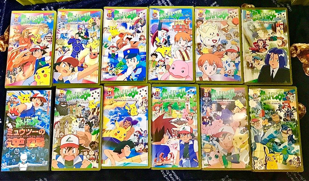 特典完備　ポケモン　アニメ　VHS 1巻〜36巻 ミュウツーの逆襲　まとめ売り