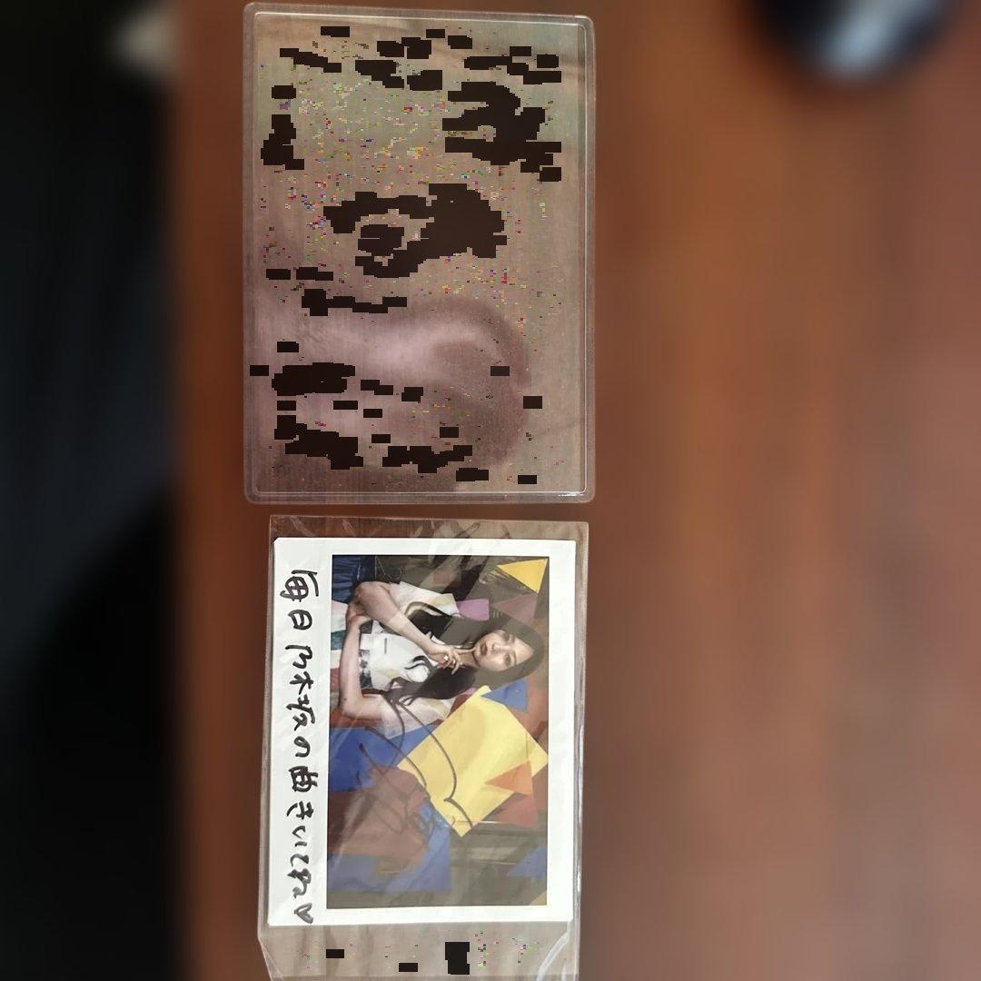 サイン入りポラロイド写真