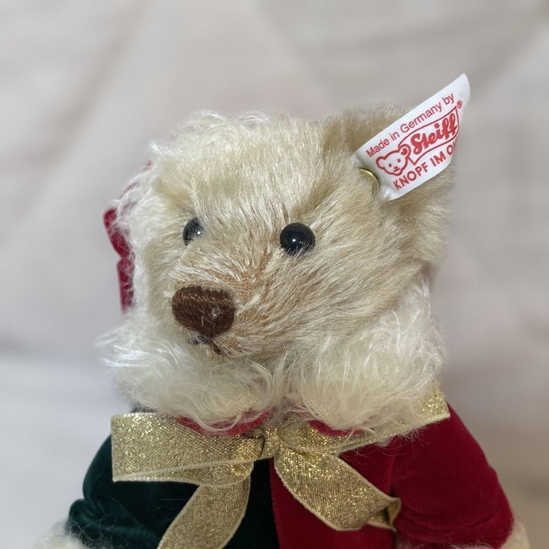 新品　steiff シュタイフ リトルサンタ2002 テディベア 20cm 日本