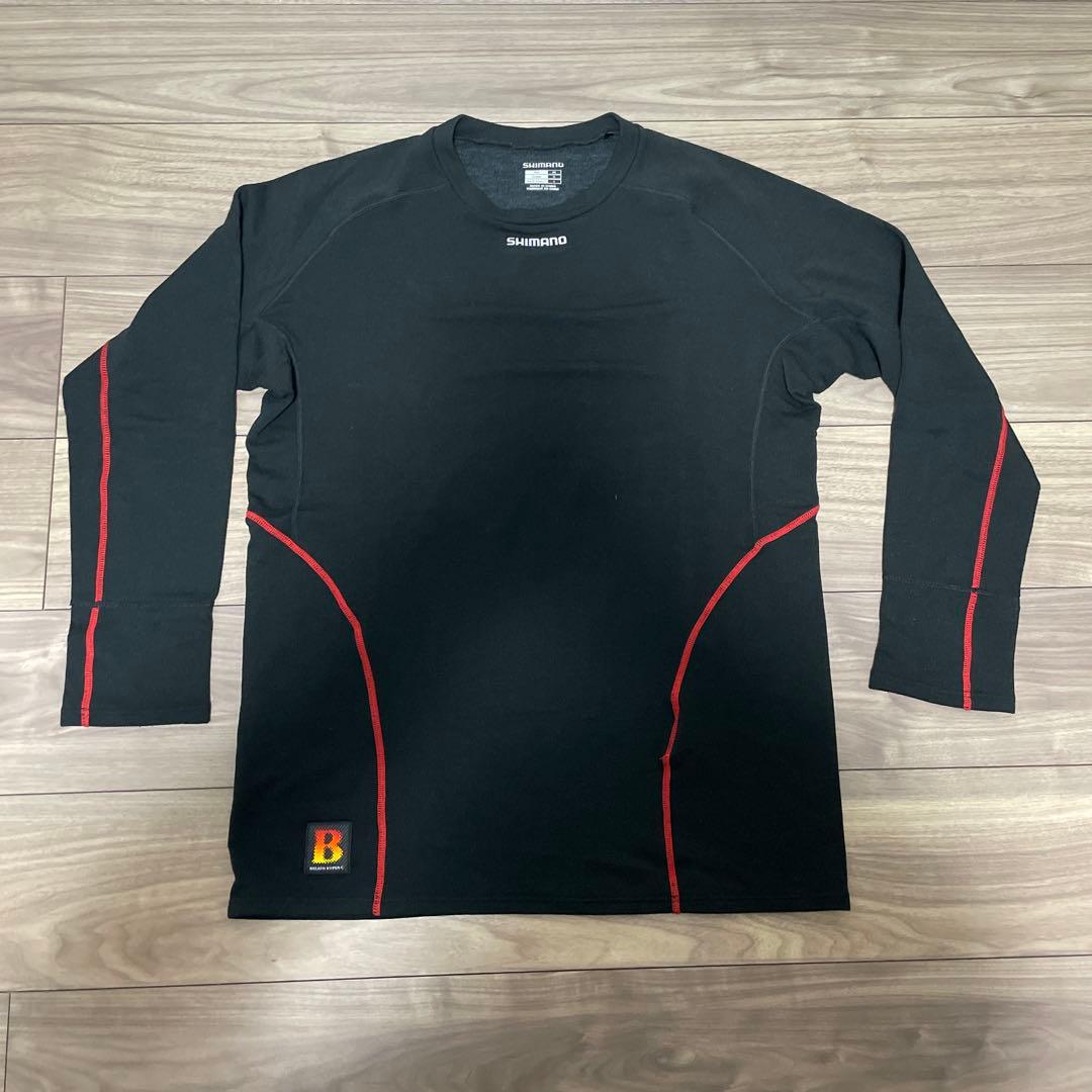 シマノ ブレスハイパー+℃ ストレッチアンダーシャツ タイツ 上下セット 2XL