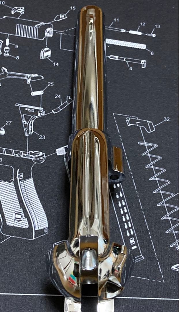 新品 未使用 ハートフォード SAA 用 シルバー シビリアン バレル フレーム