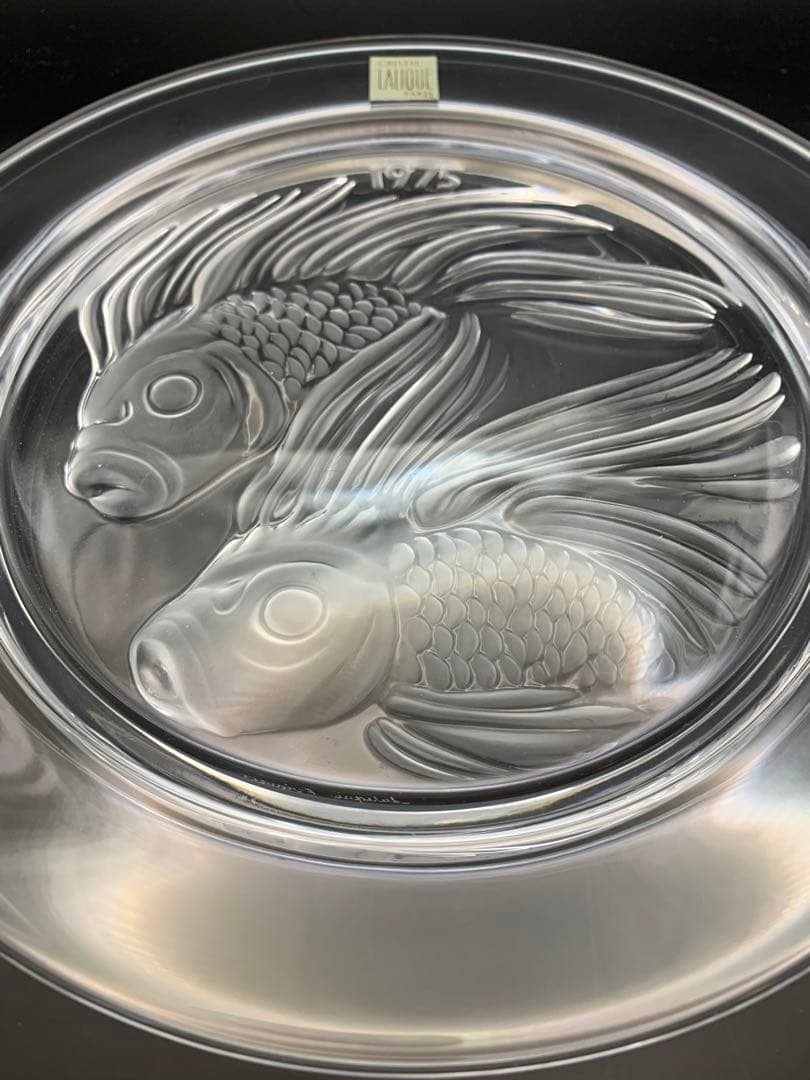 希少！ ラリック Lalique 1975  イヤープレート