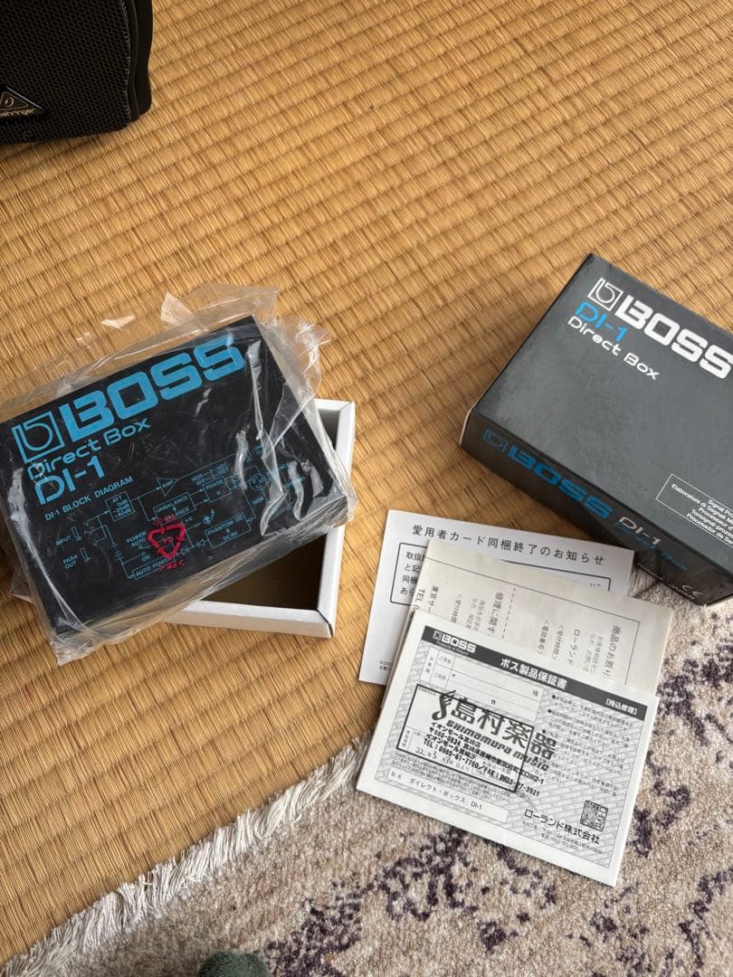 値下げ！ベリンガーPPA200簡易PA&BOSSダイレクトボックス