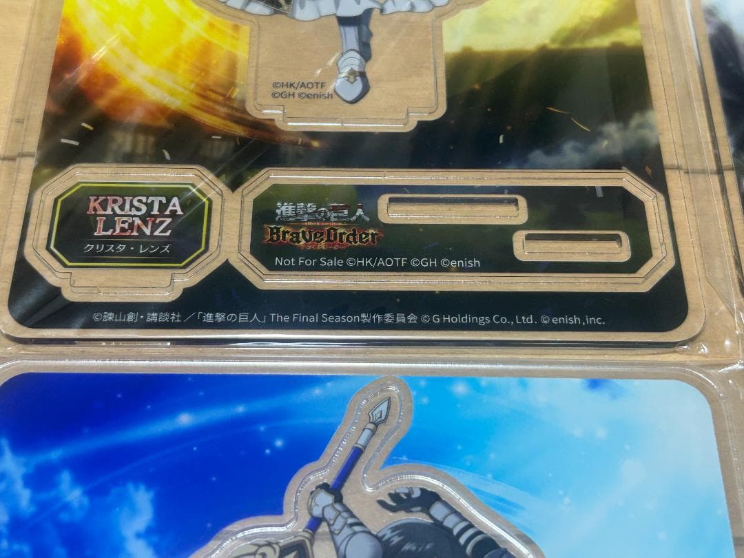 進撃の巨人 ブレイブオーダー アクリルスタンド ブレオダ 6個セット