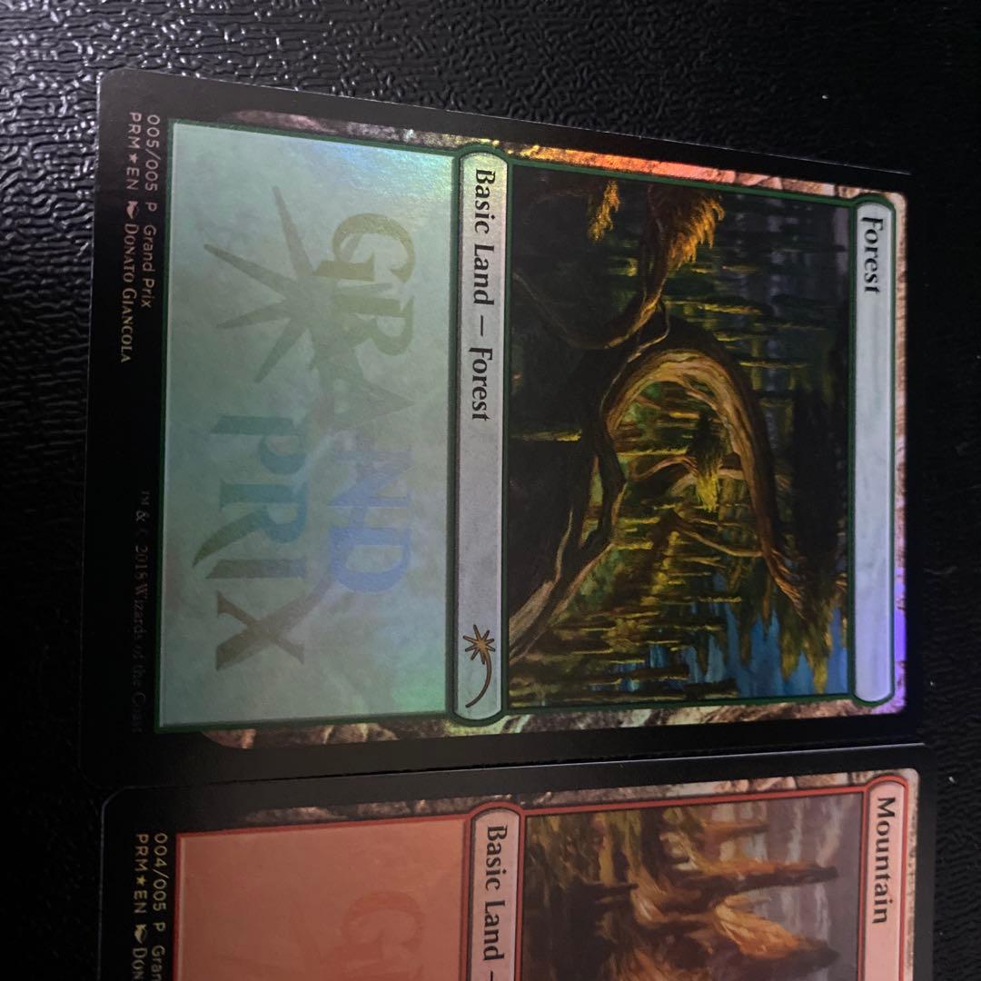 MTG 2018年GPプロモ基本土地FOIL5枚。　5セット