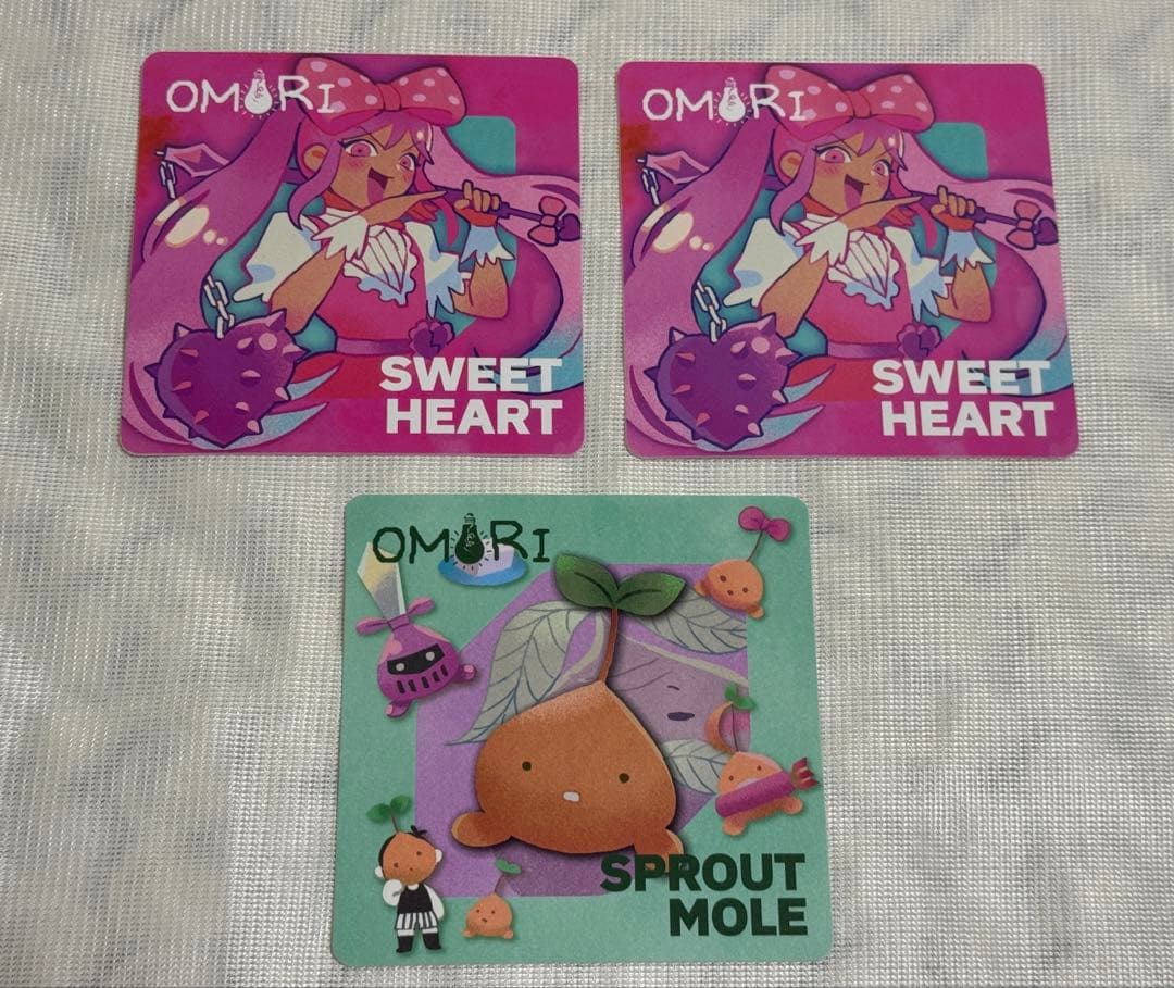 OMORI スイートハート ピンバッジ コースター セット 5点