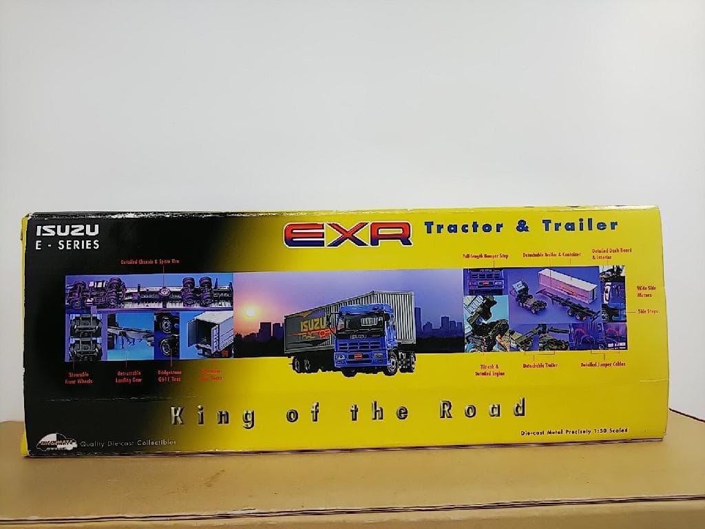 チェックメイト 1/50 いすゞ コンテナトレーラートラック ミニカー　激レア。