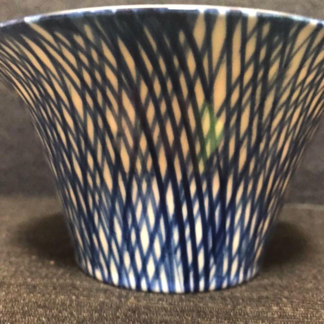 江戸期※（コメント欄参照）古伊万里　珍品　絡子？網手？紋様　中鉢　本物保証
