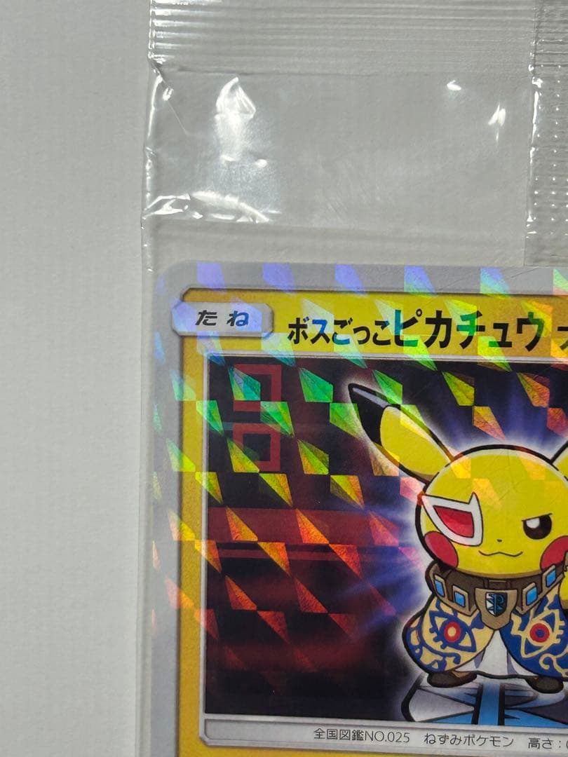 ポケモンカード　ボスごっこ　ピカチュウ　プラズマ団