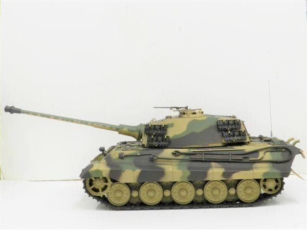 技術基準適合証明済 Heng Long 1/16 キングタイガー ヘンシェル砲塔