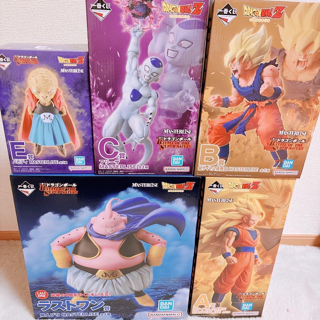 一番くじ ドラゴンボール　A B C E ラストワン賞フィギュアセミコンプセット