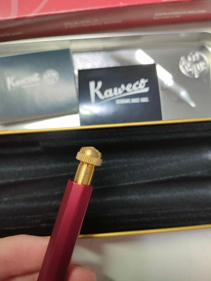 Kawecoまとめ ボールペンレッド　 シャープペンシルブラック
