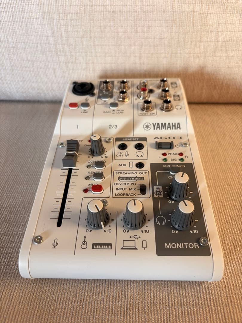 YAMAHA AG03MK2 オーディオインターフェース ミキサー 本体のみ美品