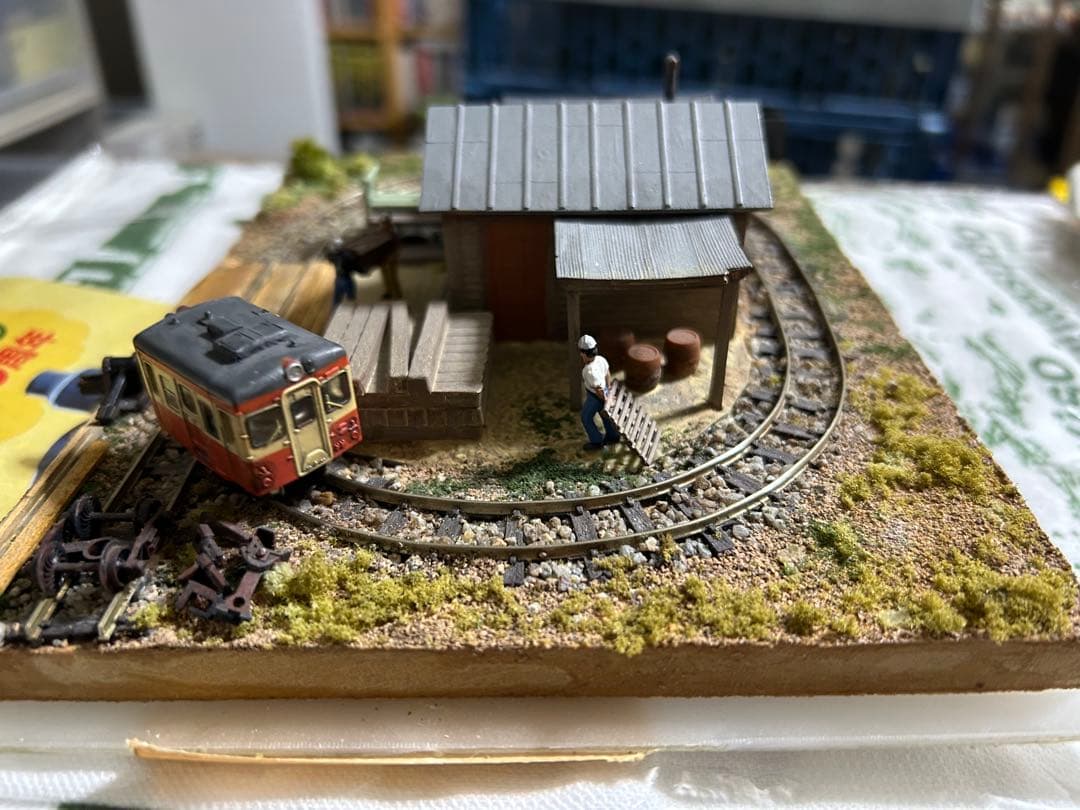 Nゲージ 鉄道模型 極小ジオラマ・レイアウト