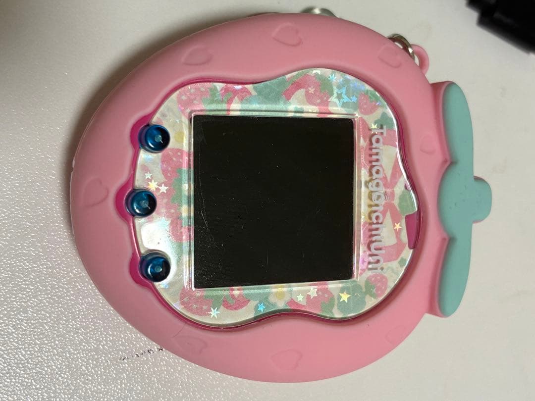 Tamagotch Uni たまごっちユニ　ピンク 苺 充電コード カバー