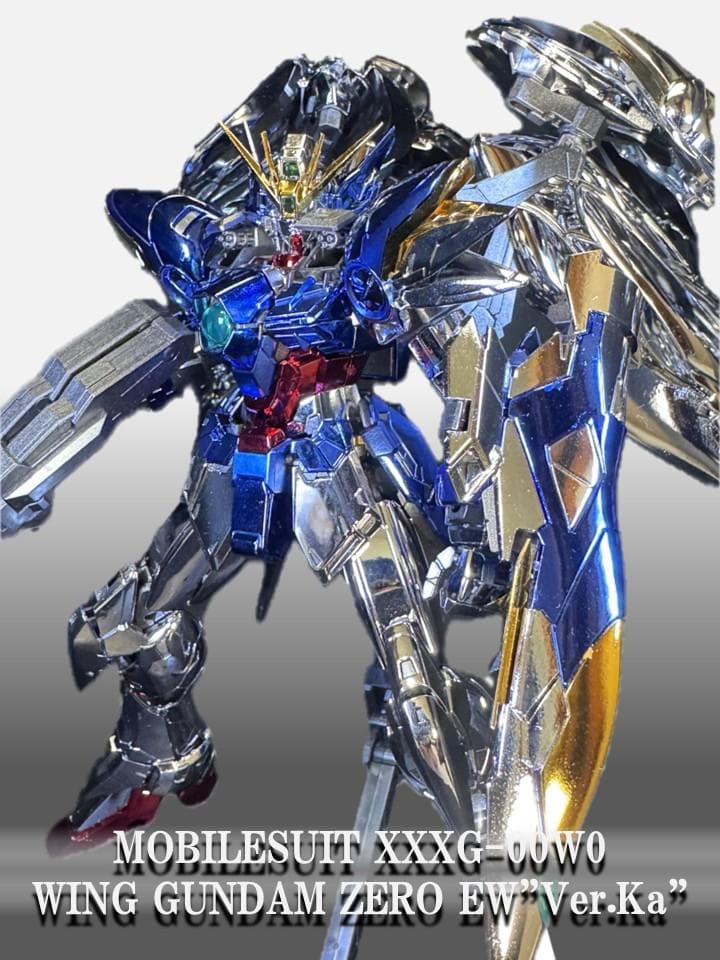 MG 1/100 ウィングガンダムゼロ EW Ver.Ka メッキ加工仕様