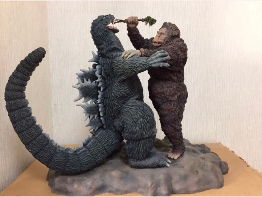 イノウエアーツ 富士山麓の決戦 ガレージキット ガレキ ゴジラ キングコング