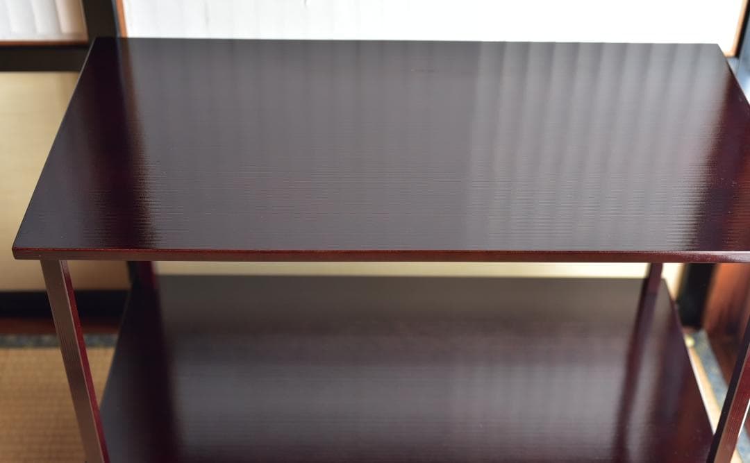 袋棚扉付き組立式　【極上品】お茶道具／共箱