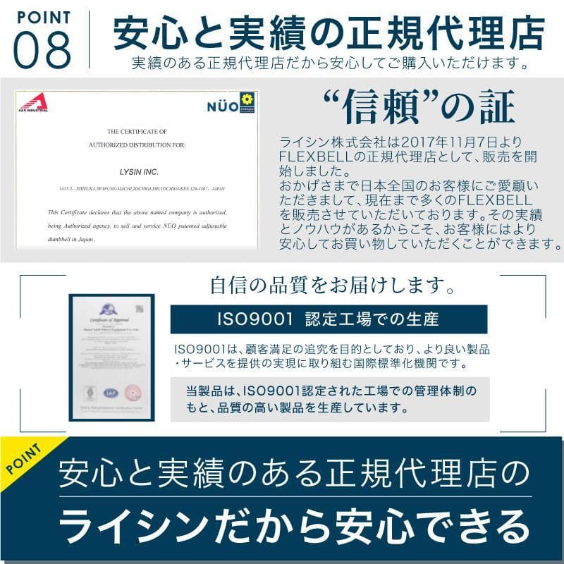 ダンベル フレックスベル2kg刻み 36kg可変式ダンベル 正規品【② / ②】