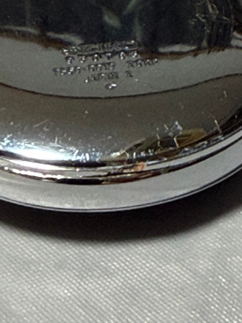 SEIKO クォーツ懐中時計 ホワイト文字盤