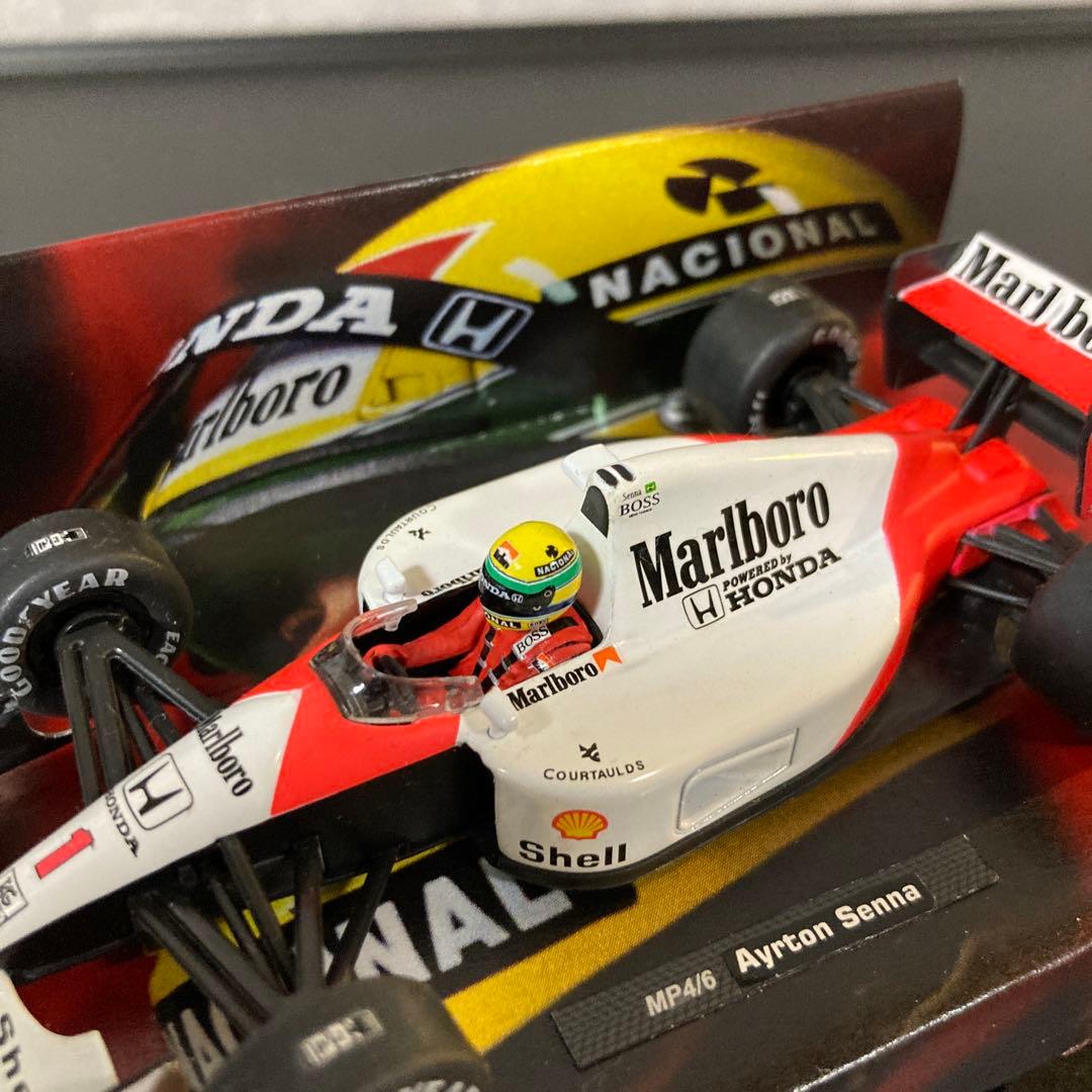 F1 マクラーレンMP4/6 アイルトンセナ ケースは ミニチャンプス