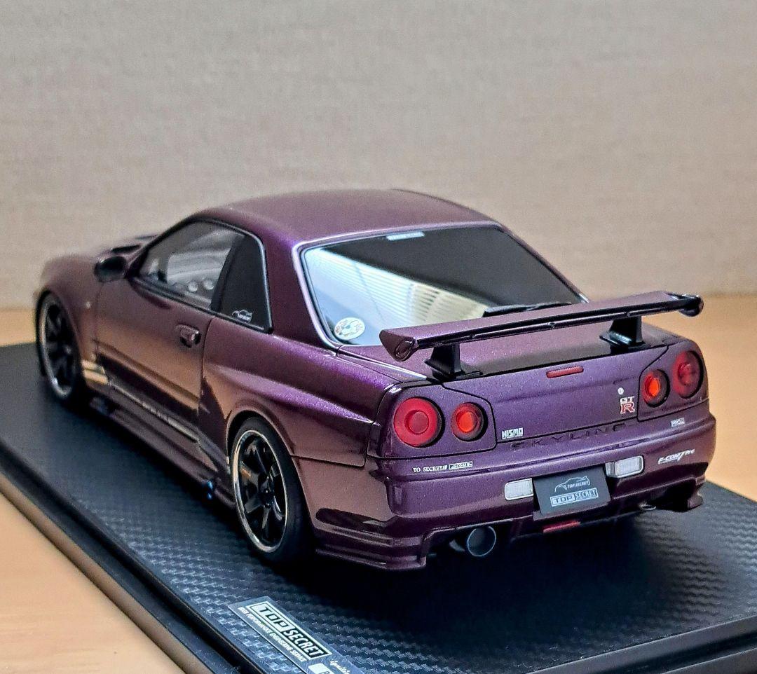 イグニッションモデル 1/18 TOP SECRET GT-R (BNR34)