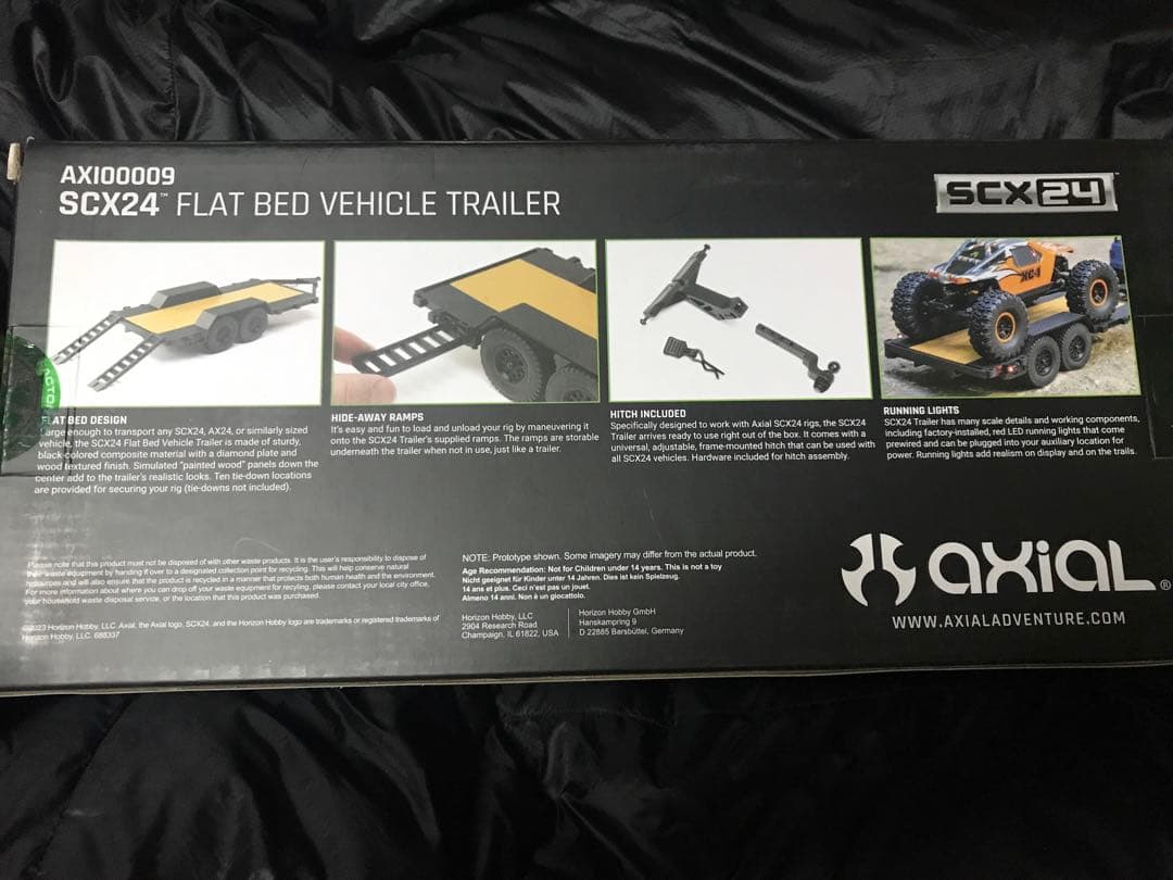 AXIAL SCX24 ダッジパワーワゴン+ トレーラークローラー